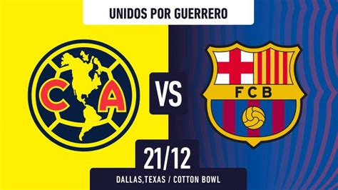 Dec 21, 2023 · Midnight run: Barca lose to America on U.S. trip. Newly crowned Liga MX champions Club America beat LaLiga title-holders Barcelona 3-2 in a friendly at the Cotton Bowl in Dallas on Thursday night ... 